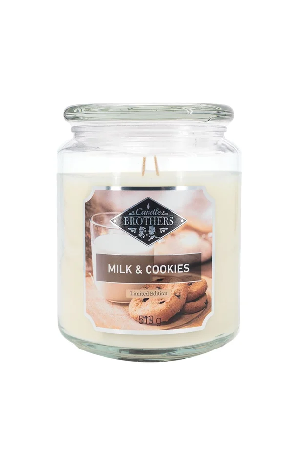 Bougie parfumée – Milk & Cookies – Cannelle & caramel – 510 g