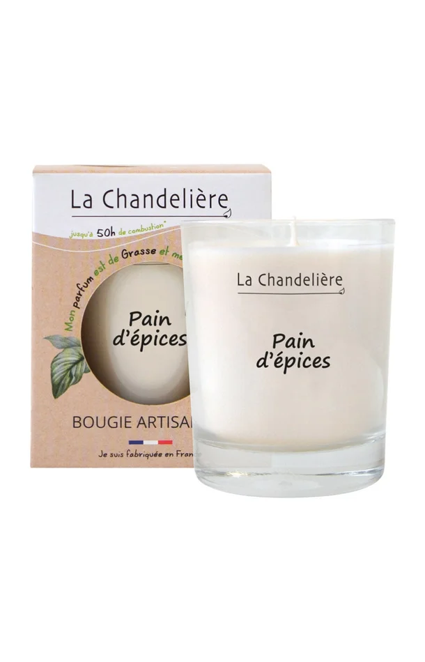 Bougie parfumée – Pain d’épices – 50h