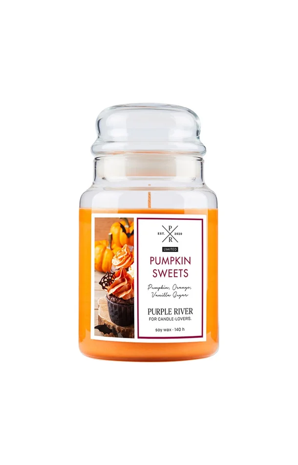Bougie parfumée – Pumpkin Sweets – Citrouille & bergamote – 623 g