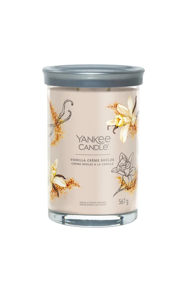 Bougie signature gobelet – Crème brulée à la vanille – Grand modèle – 567 g