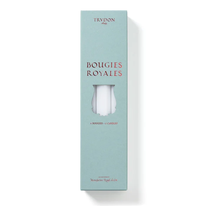 Bougies Royales – Chandelles Blanc x6