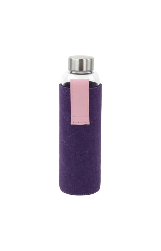 Bouteille en verre avec pochette – 550 ml