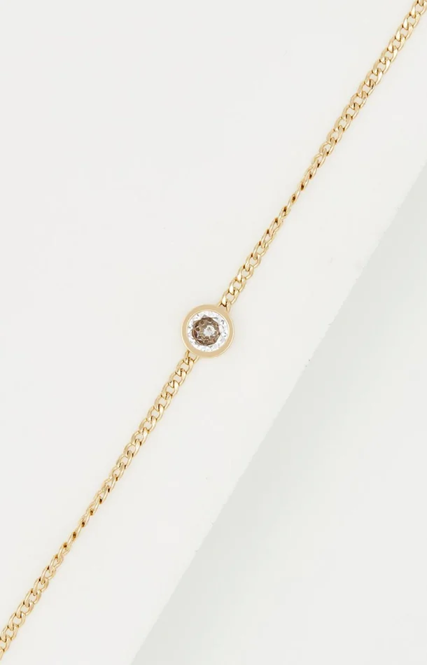 Bracelet – Acier inoxydable – Doré & nacre