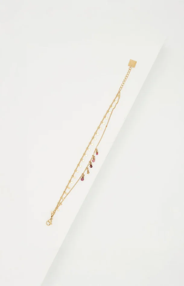 Bracelet – Acier inoxydable – Doré & rose
