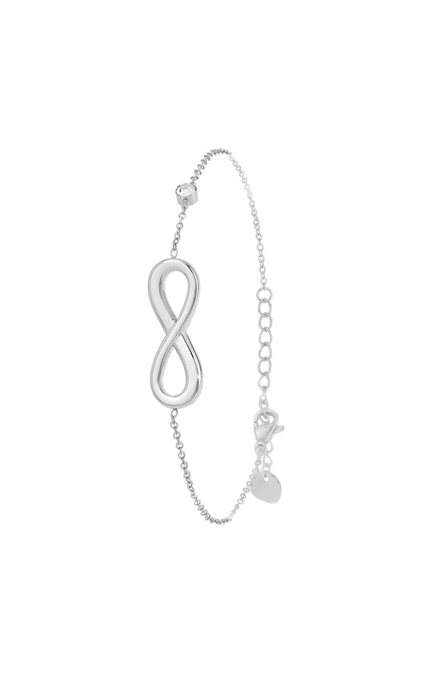 Bracelet – Cristal & acier inoxydable – Argenté