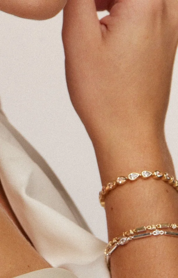 Bracelet – Marquise – Laiton doré