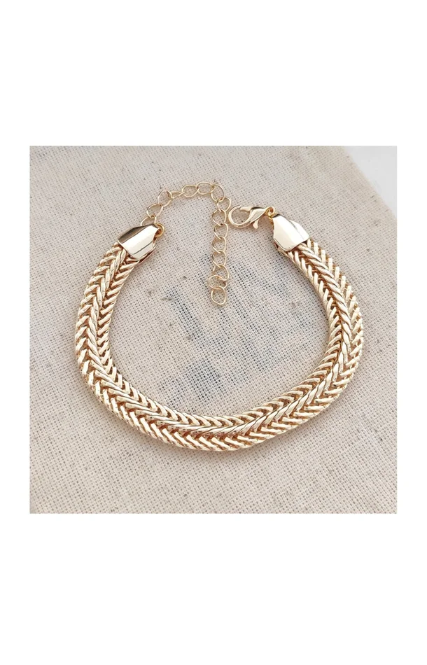 Bracelet – Twist – Laiton plaqué à l’or fin