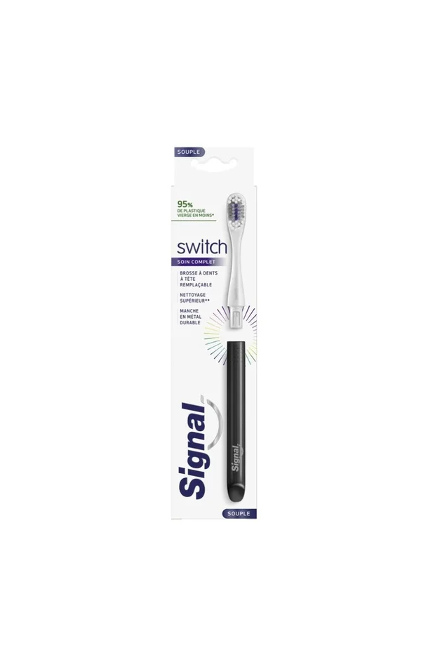 Brosse à dents à tête remplaçable – Switch – Souple