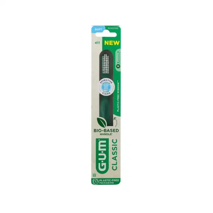 BROSSE A DENTS SOFT / SOUPLE TAILLE M GUM® CLASSIC