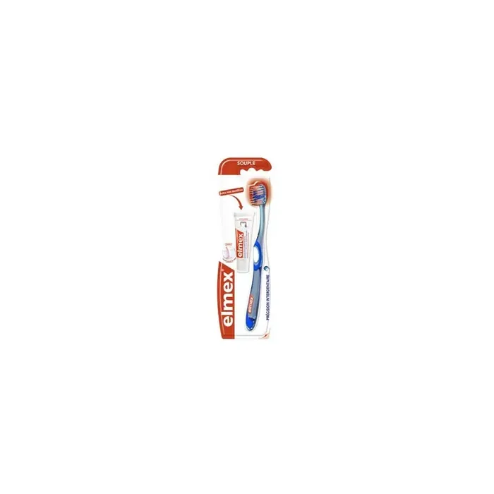 BROSSE A DENTS SOUPLE + MINI DENTIFRICE ELMEX