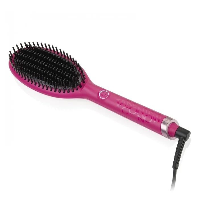 Brosse Chauffante Glide Rose – Lissage Naturel