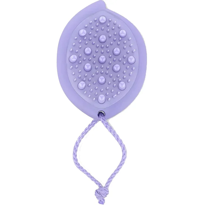 Brosse exfoliante & massante – Cuir chevelu – Violet