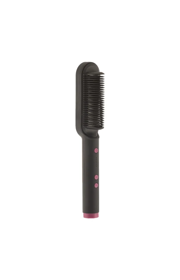 Brosse lissante en céramique – Cheveux – Noir