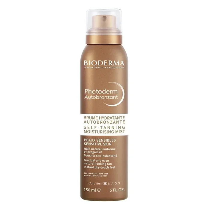 Brume Hydratante Autobronzante 150ml Photoderm Peaux sensibles Bioderma