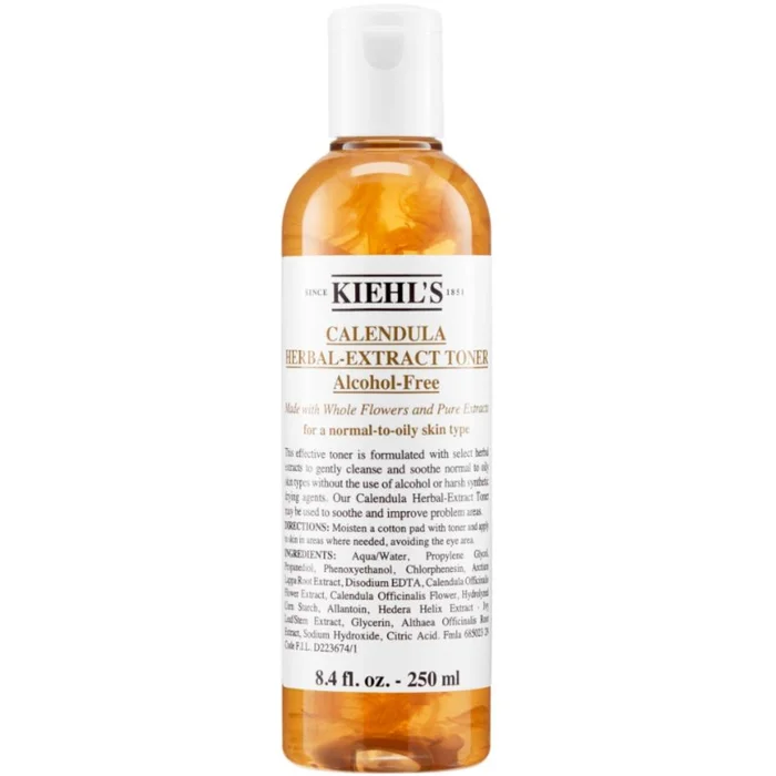 Calendula Herbal Extract-Toner – Tonique sans alcool – peaux normales à grasses 250 ml