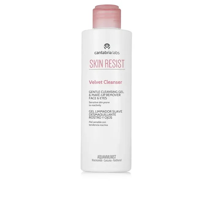 Cantabria Labs, SKIN RESIST VELVET gel detergente delicato per viso e occhi