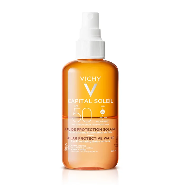 Capital Soleil SPF50 – Eau de Protection Solaire – H&acirc;le Sublim&eacute; 200 ml
