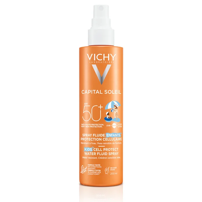 Capital Soleil SPF50+ – Spray Fluide Invisible Enfants 200 ml