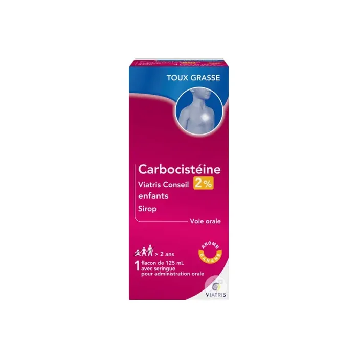 Carbocisteine 2 % enfants sirop 125ml