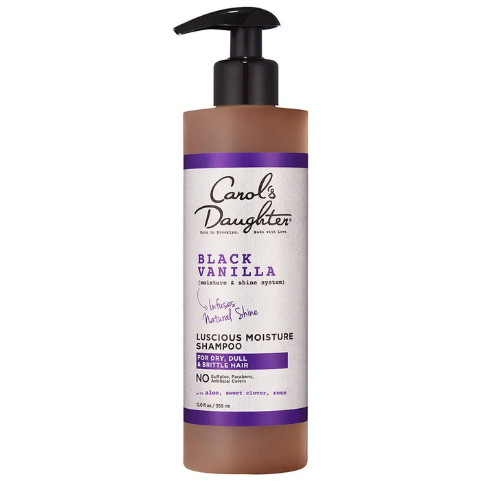 Carol’s daughter Shampooing sans sulfates Black Vanilla pour hydratation et brillance 354ml