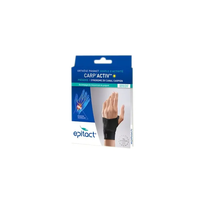 CARP‘ACTIV ORTHESE POIGNET SOUPLE DROITE TAILLE M EPITACT