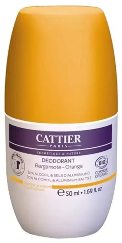 Cattier Déodorant Roll-On– Fraîcheur Agrumes – 50 ml