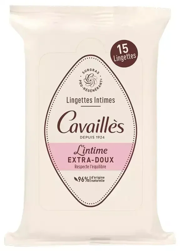 Cavaillès Lingettes Extra-Douces 15 lingettes