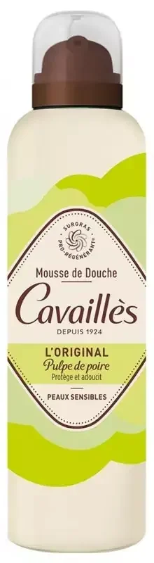 Cavaillès Mousse de Douche l‘Original Pulpe de Poire Peaux Sensibles 200 ml