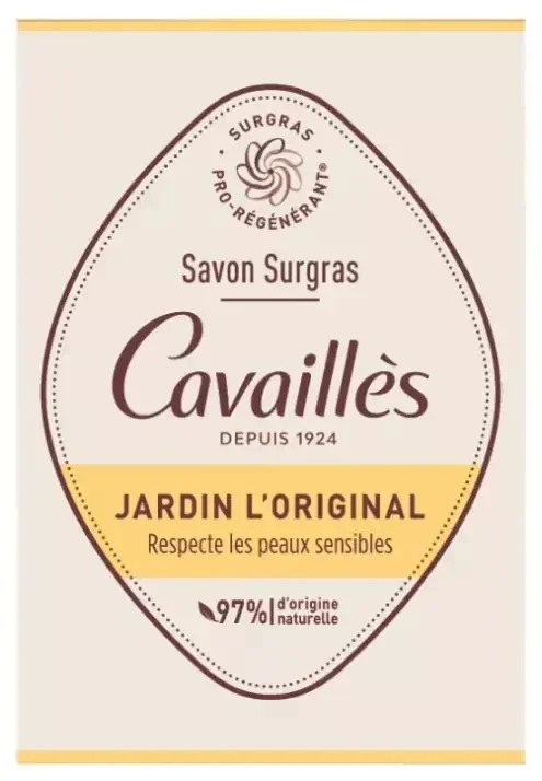 Cavaillès Savon Surgras Jardin l‘Original Peaux Sèches 100 g
