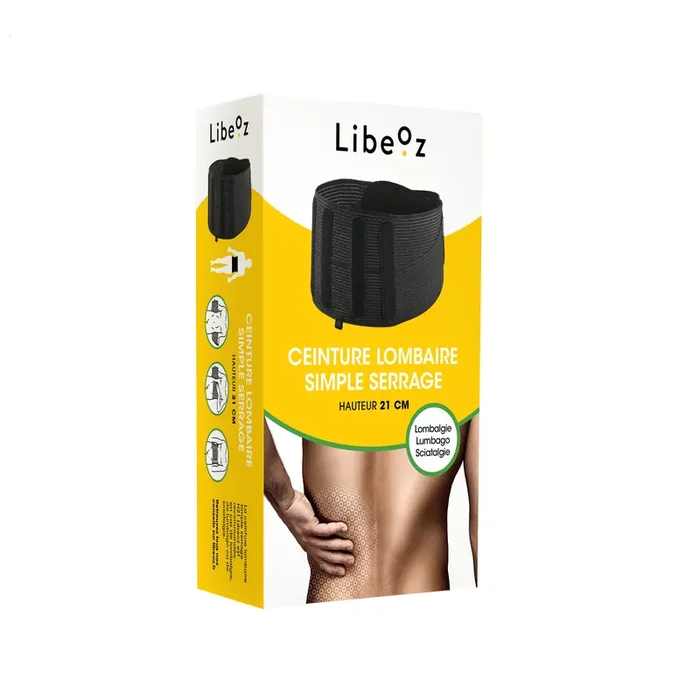 Ceinture lombaire simple serrage Hauteur 21 CM – Taille 3 (120-145)