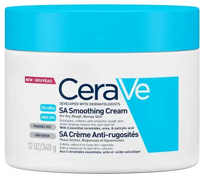 Cerave sa Anti-Rugosités Crème Pour Les Peaux Sèches et Rugueuses 340 ml