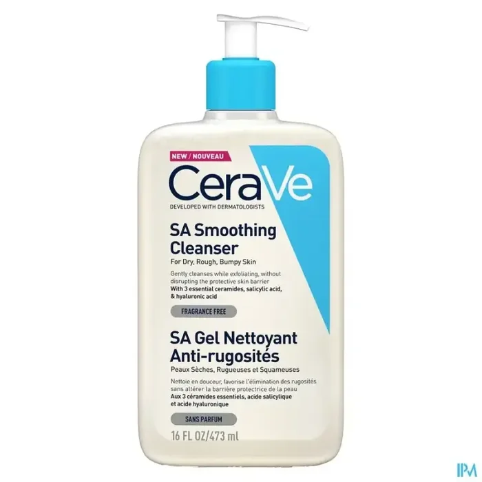 Cerave sa gel nettoyant antirugosites 473ml