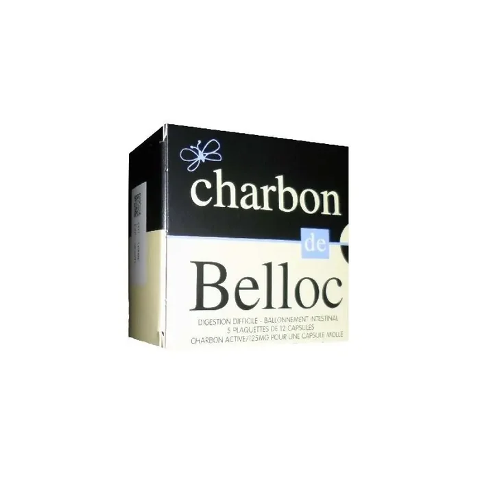 Charbon Belloc 60 capsules