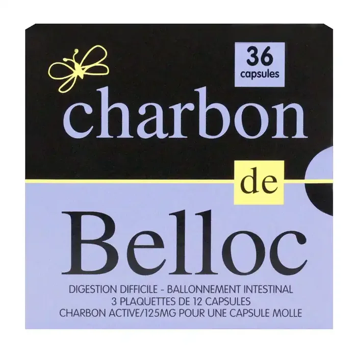 Charbon de Belloc 3×12 capsules