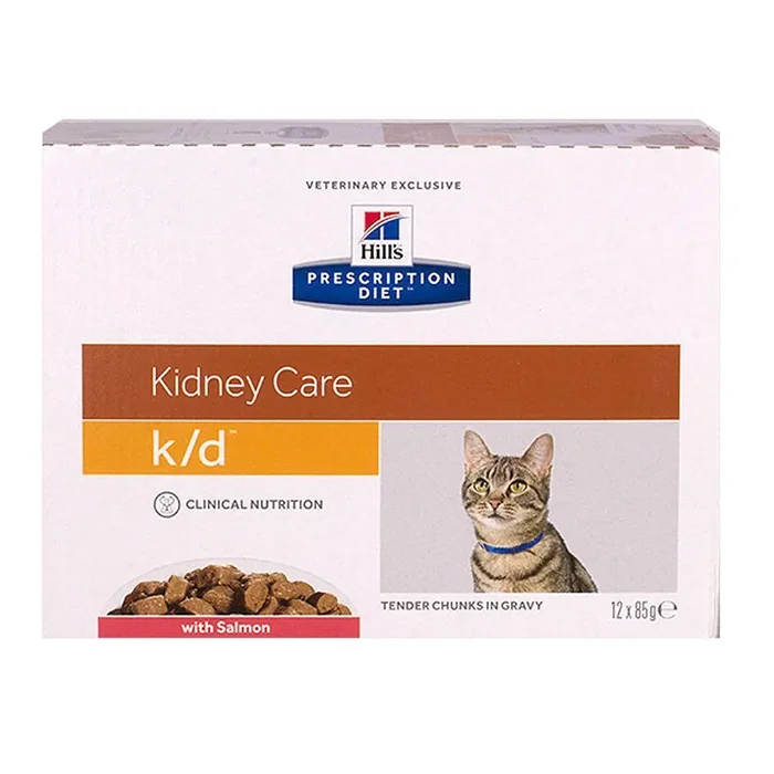 Chat k/d Renal Health Saumon 12x85g