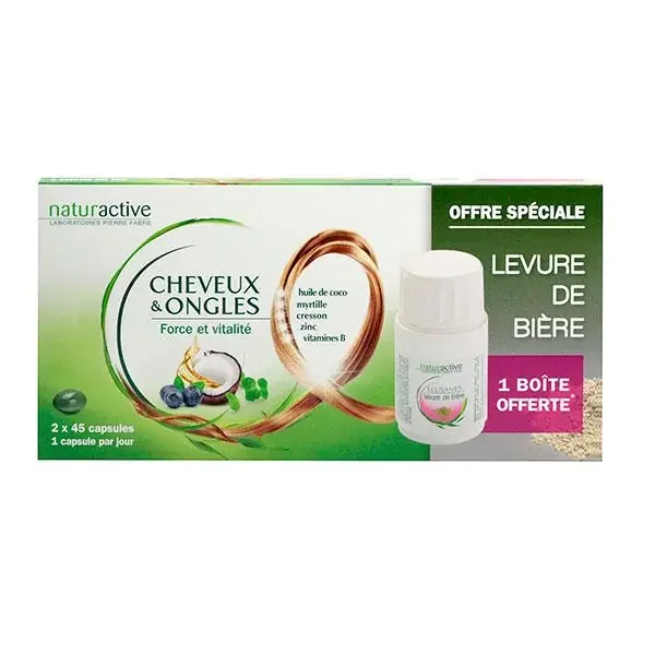 Cheveux & ongles 2×45 capsules