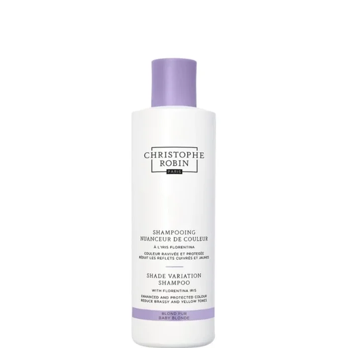 Christophe Robin Shampooing Nuanceur de Couleur Blond Pur A l'Iris Florentina