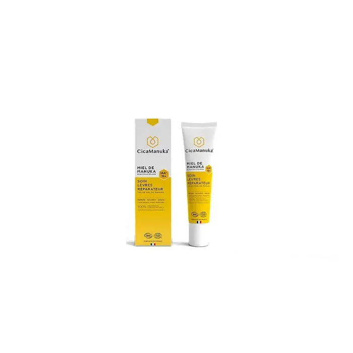 CICAMANUKA SOIN LEVRES RÉPARATEUR au Miel de Manuka IAA 15+ 15ml