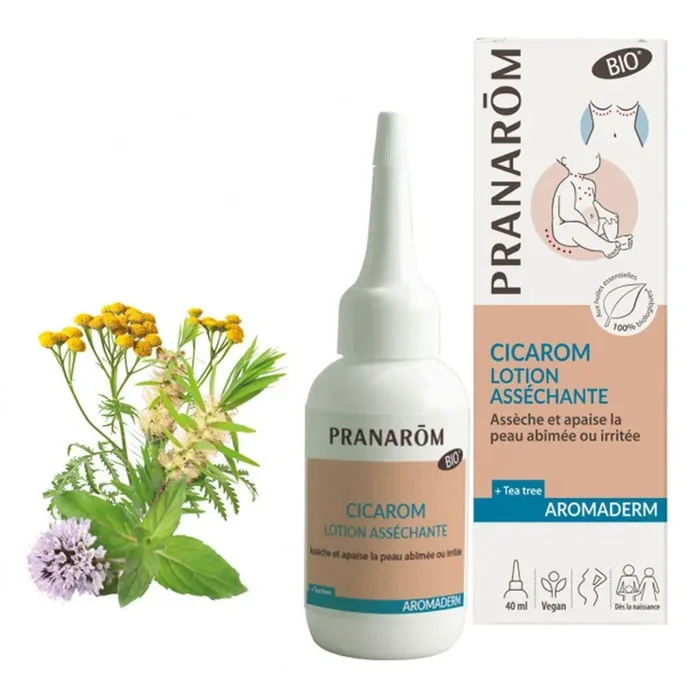 Cicarom Lotion Asséchante Bio 40ml Aromaderm pranarom