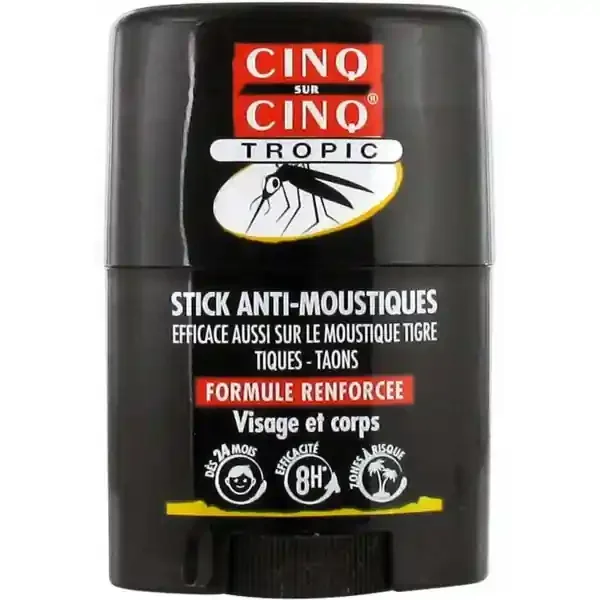 CINQ SUR CINQ Stick Visage & Corps Tropic Anti-Moustiques 20ml