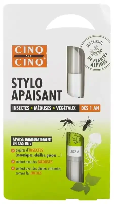 CINQ SUR CINQ Stylo Apaisant Piqure Insectes et Végétaux 2ml