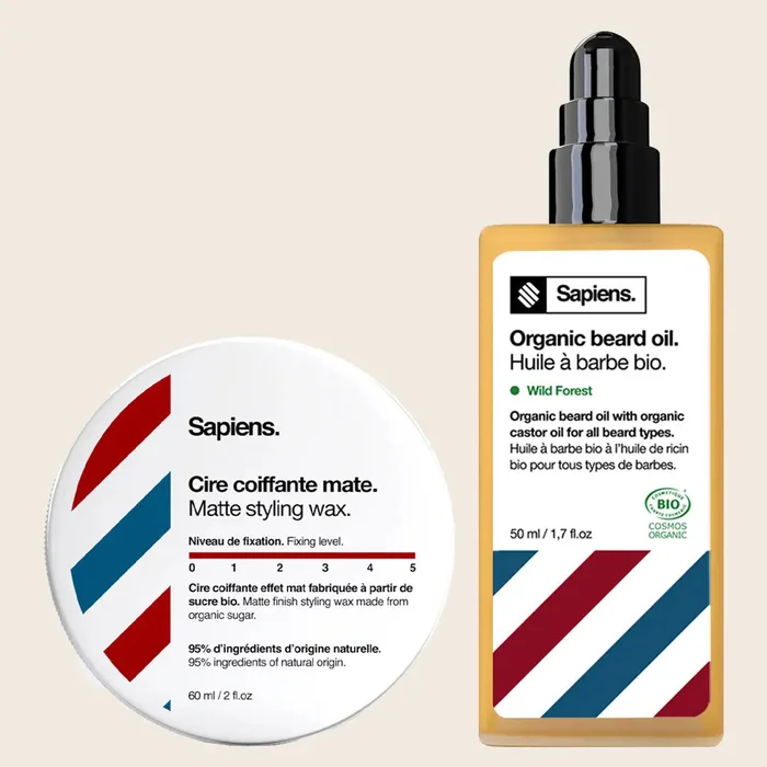 Cire Coiffante + Huile à Barbe
