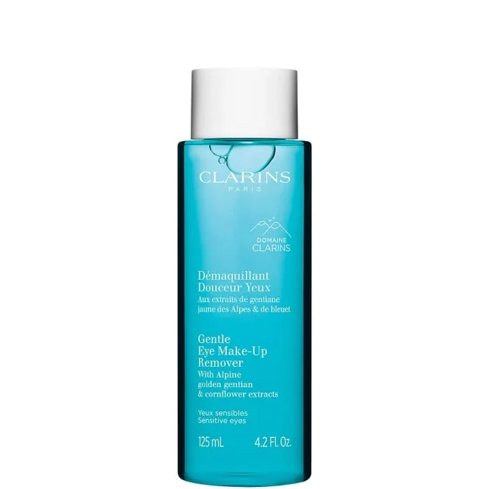 CLARINS Démaquillant Douceur Yeux – Aux Extraits de Gentiane Jaune des Alpes & de Bleuet