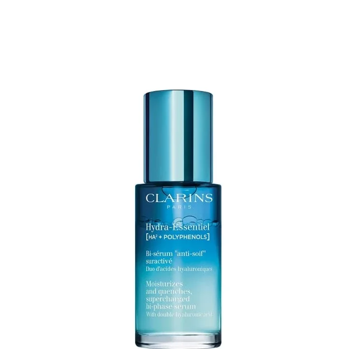 CLARINS Hydra-Essentiel [HA²+ Polyphenols] Bi-Sérum "Anti-Soif" Suractivé
