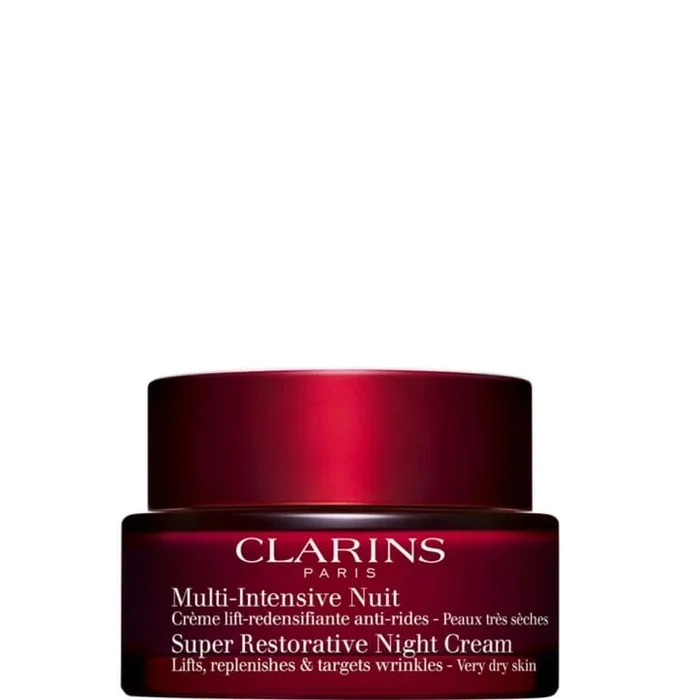 CLARINS Multi Intensive Crème Lift-Repulpante Anti-Rides Nuit – Peaux très Sèches
