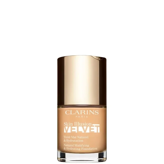 CLARINS Skin Illusion Velvet Fond de Teint Mat Naturel & Hydratation