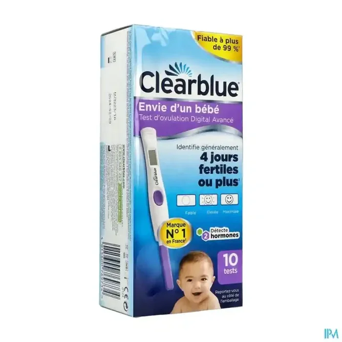 Clearblue test d‘ovulation digital avance 2 hormone 10