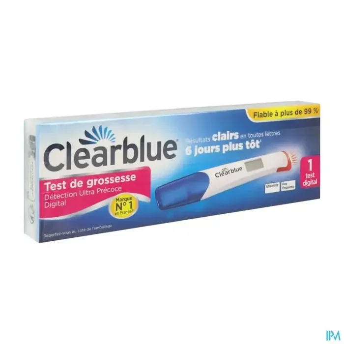 Clearblue test de grossesse detection ultra precoce digital x1