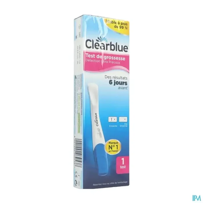 Clearblue test de grossesse detection ultra precoce visuel x1