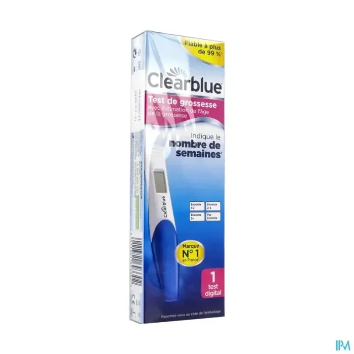Clearblue test de grossesse digital avec estimation de l‘age de grossesse x1